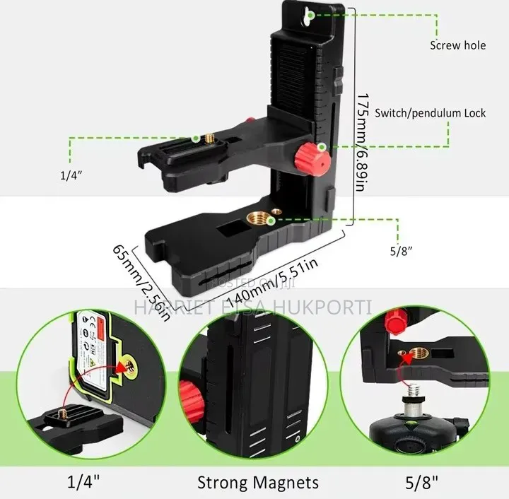 Zmart Magnetic Laser Level Bracket Tripod Head