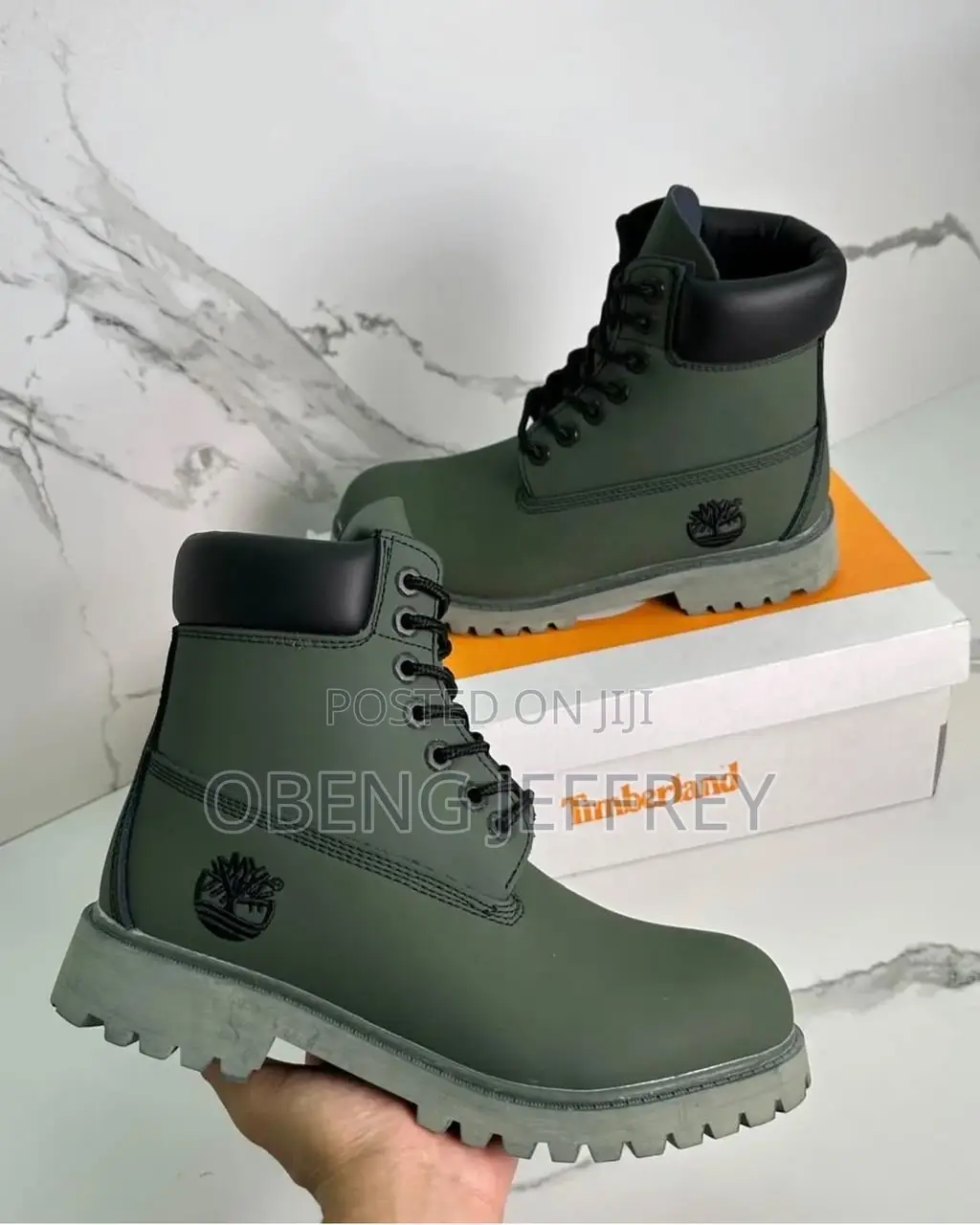 Original Timberland Waterproof Boots Green