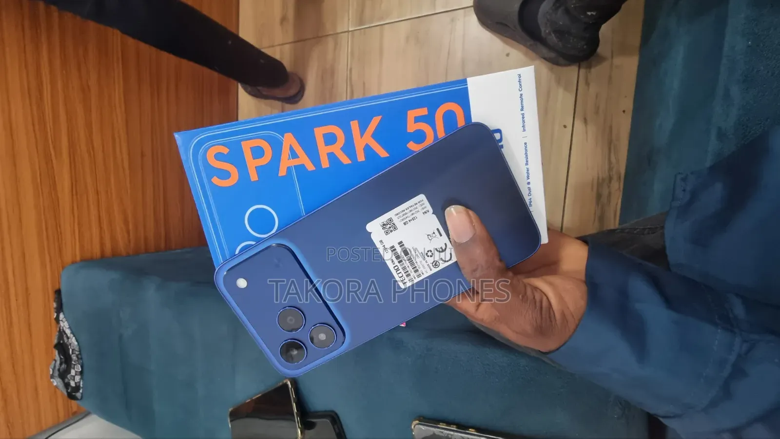 New Tecno Spark 50 128 GB Blue