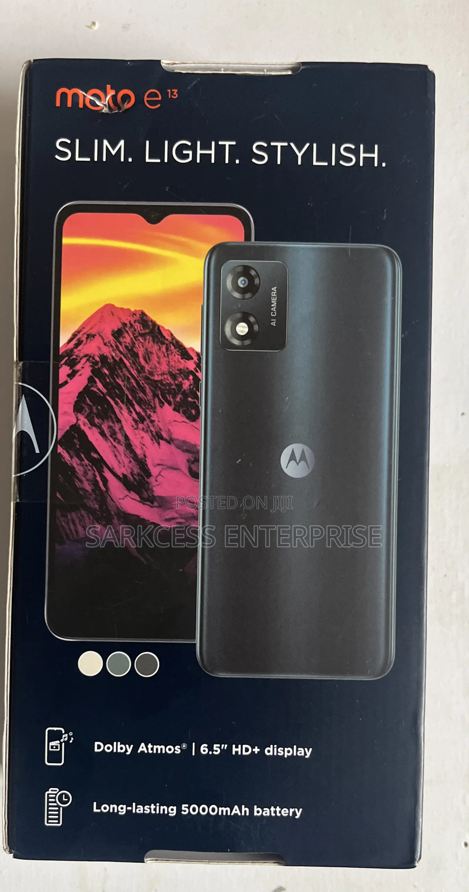 New Motorola Moto E13 64 GB Black