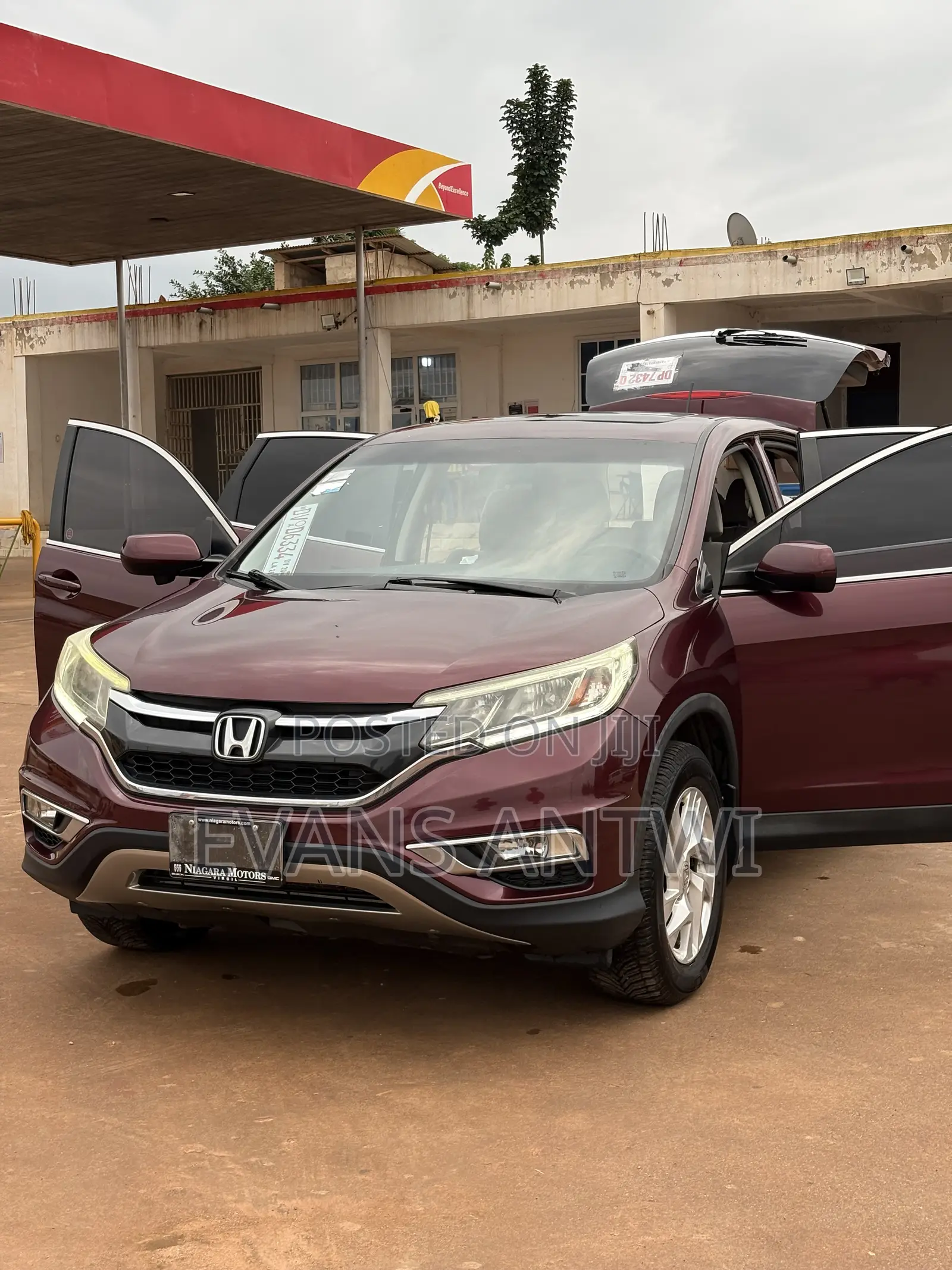 Honda CR-V EX 4dr SUV (2.4L 4cyl CVT) 2016 Red