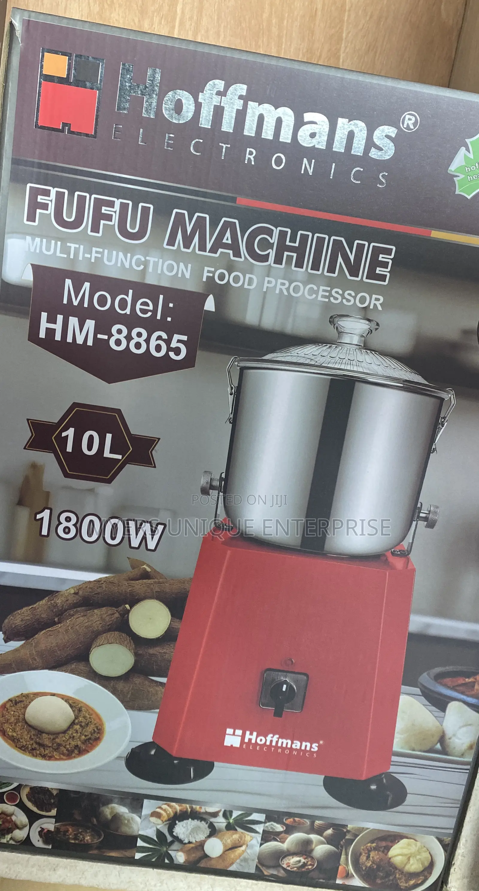 High Performance Streamlined 1800w Hoffman Fufu Processor