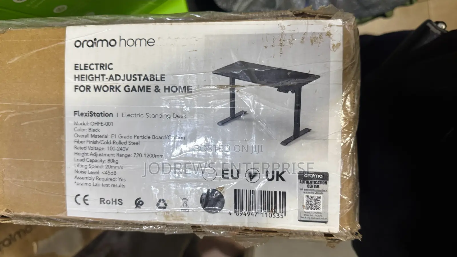 Oraimo Flexistation Ergonomic Smart Adjustable Electric Standing Desk