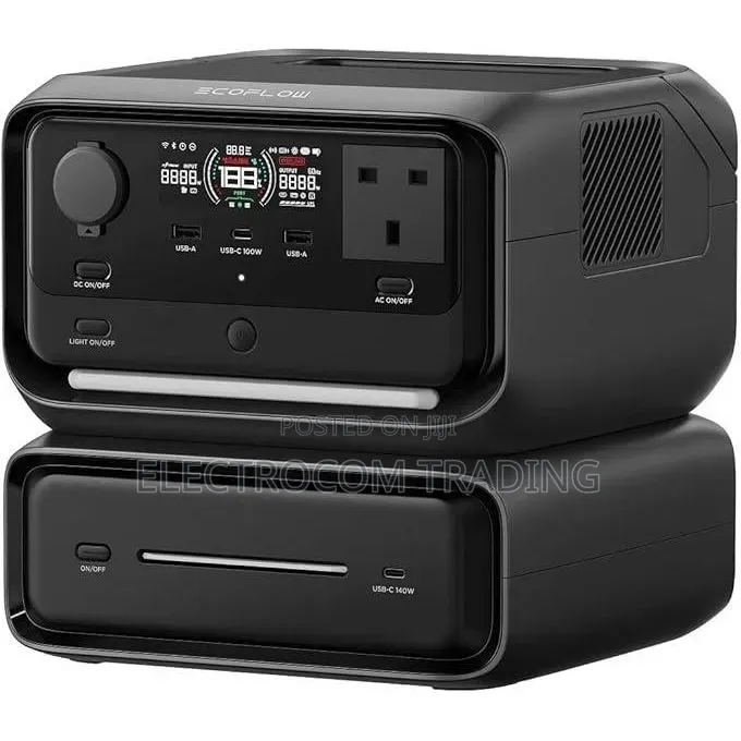 Ecoflow River 3 Max, 600w, 572wh LFP Battery, Portable Power Station