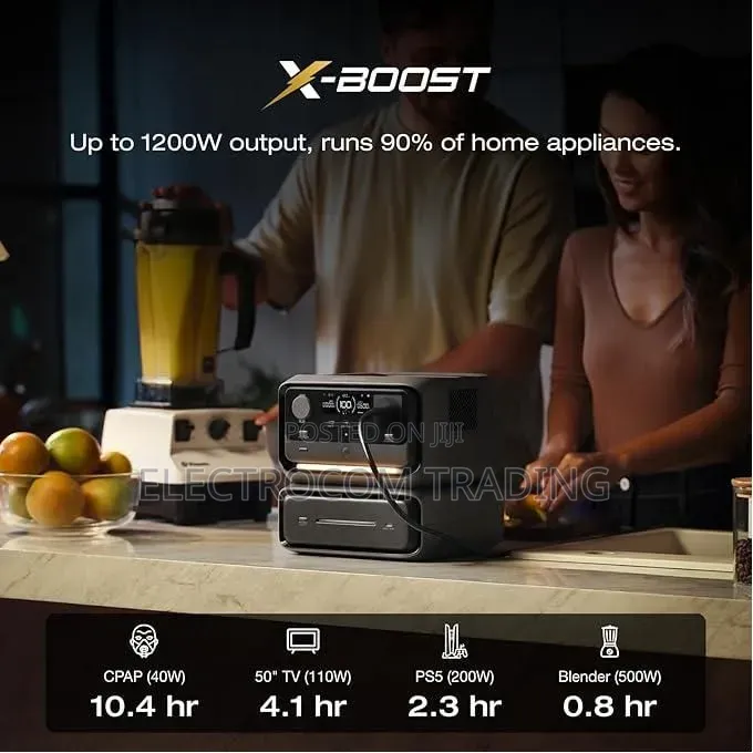 Ecoflow River 3 Max, 600w, 572wh LFP Battery, Portable Power Station