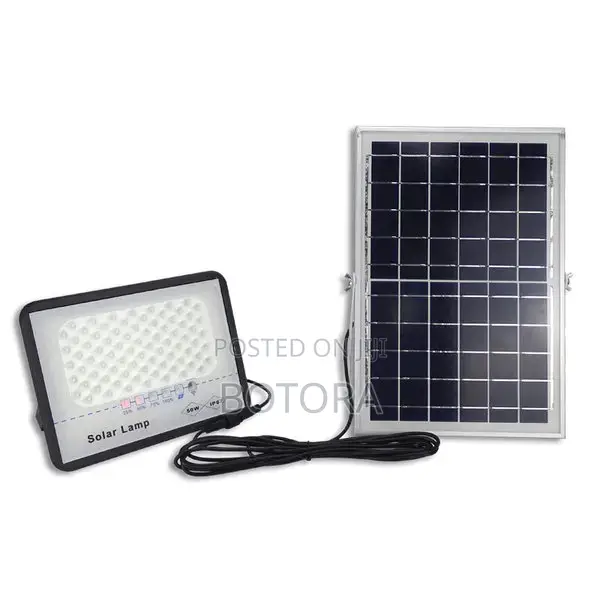 Led Solar Flood Light With Remote Control Portable Solar Panel