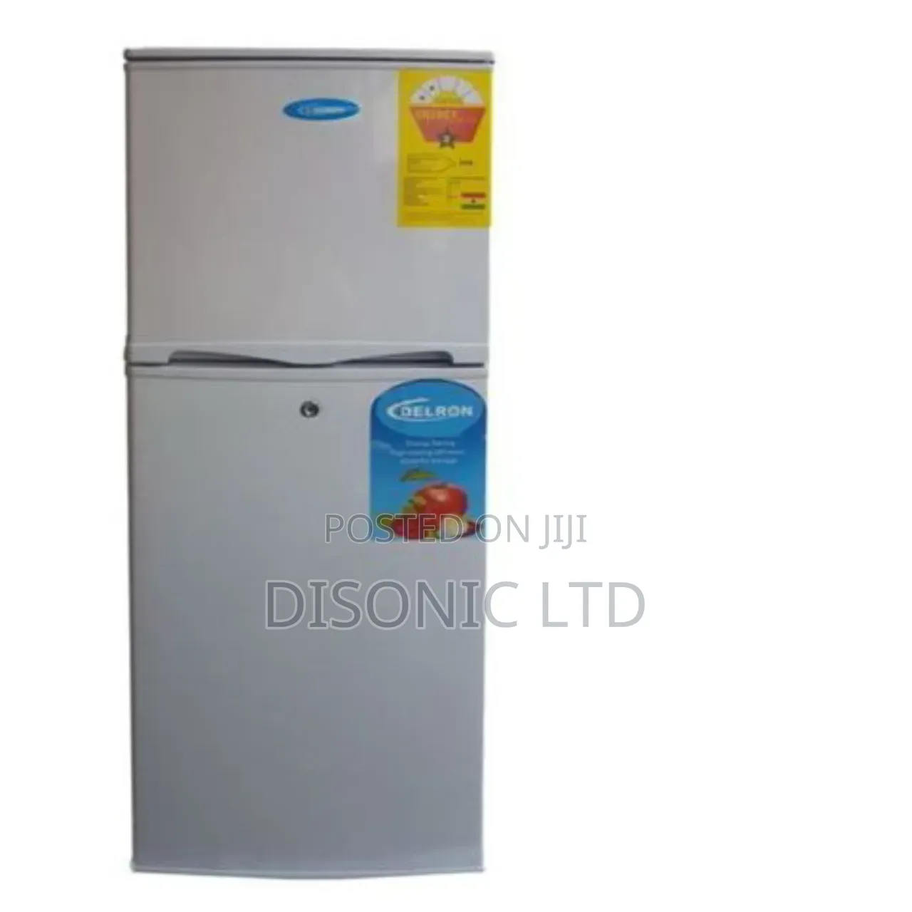 Delron 122l Double Door Fridge