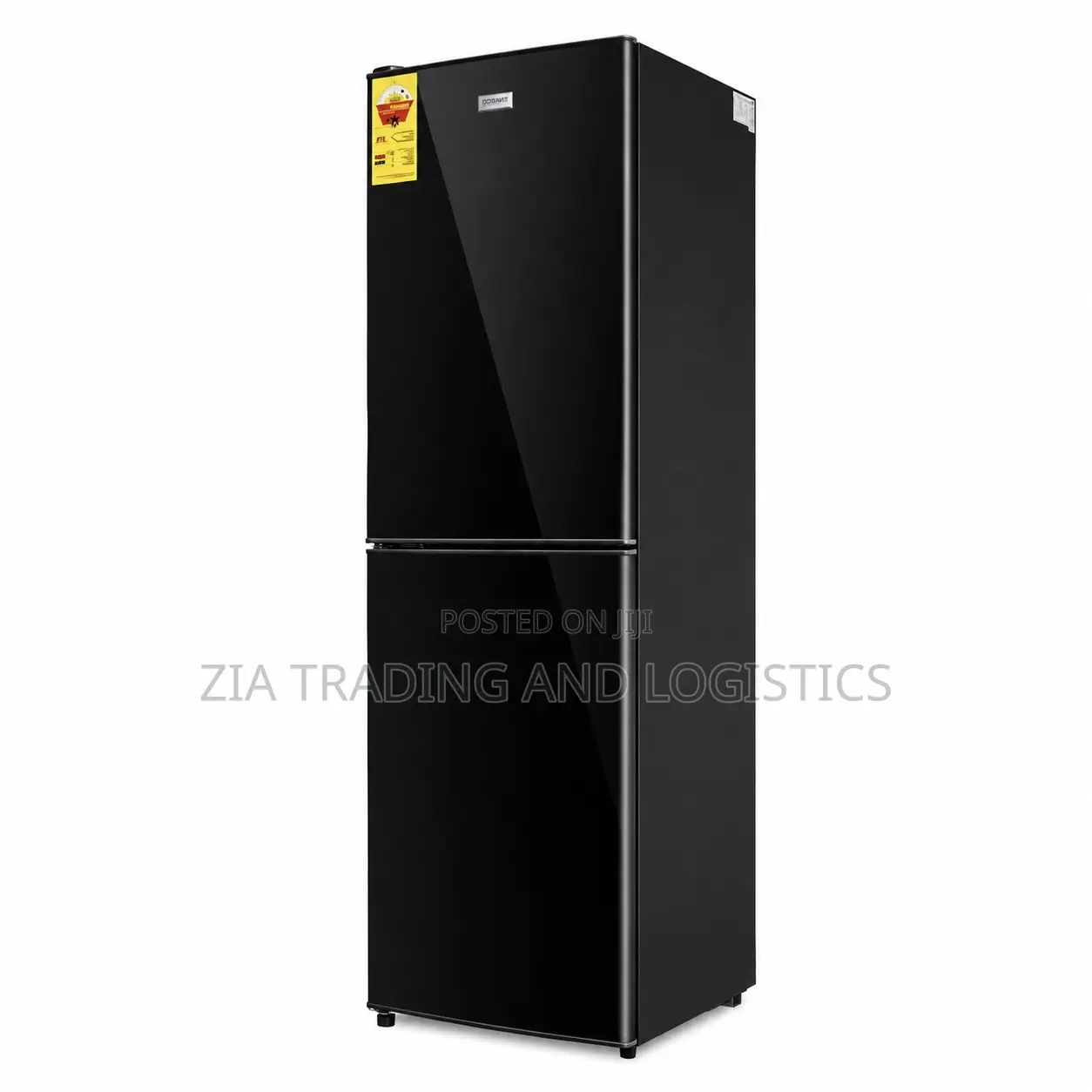 Mirror Black Nasco 196ltrs Bottom Freezer Refrigerator