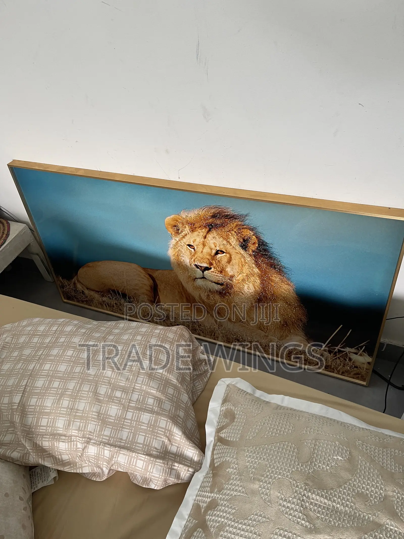 Large Luxury Lion Signage for Sale Frames