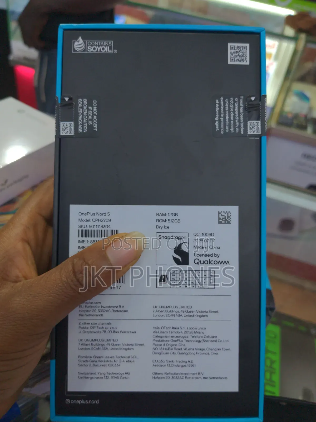 New OnePlus Nord 5 512 GB Gray