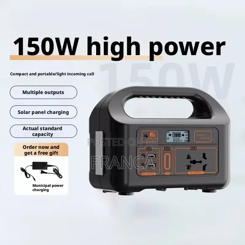 150w Energy Storage Generator, Potableemergency Powerstation For Homes