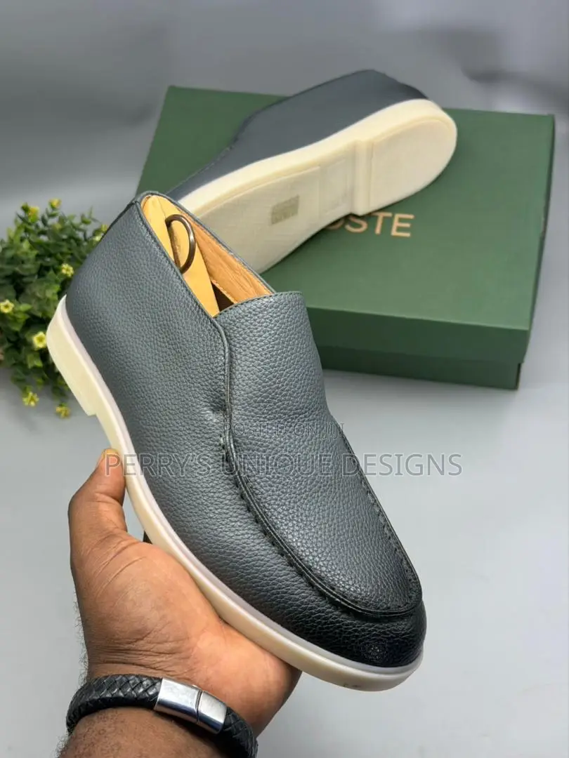Premium Grained Leather City Boots - Grey
