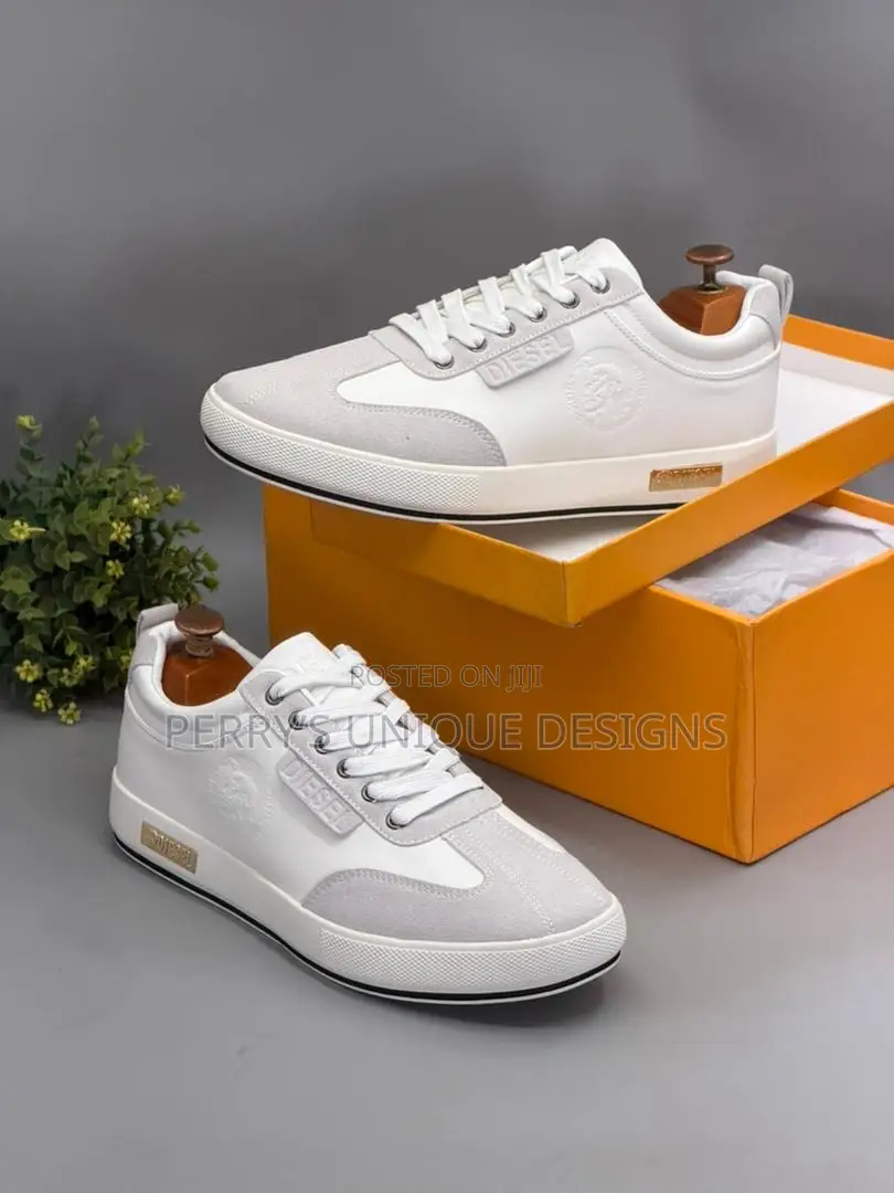 Diesel All White Sneakers