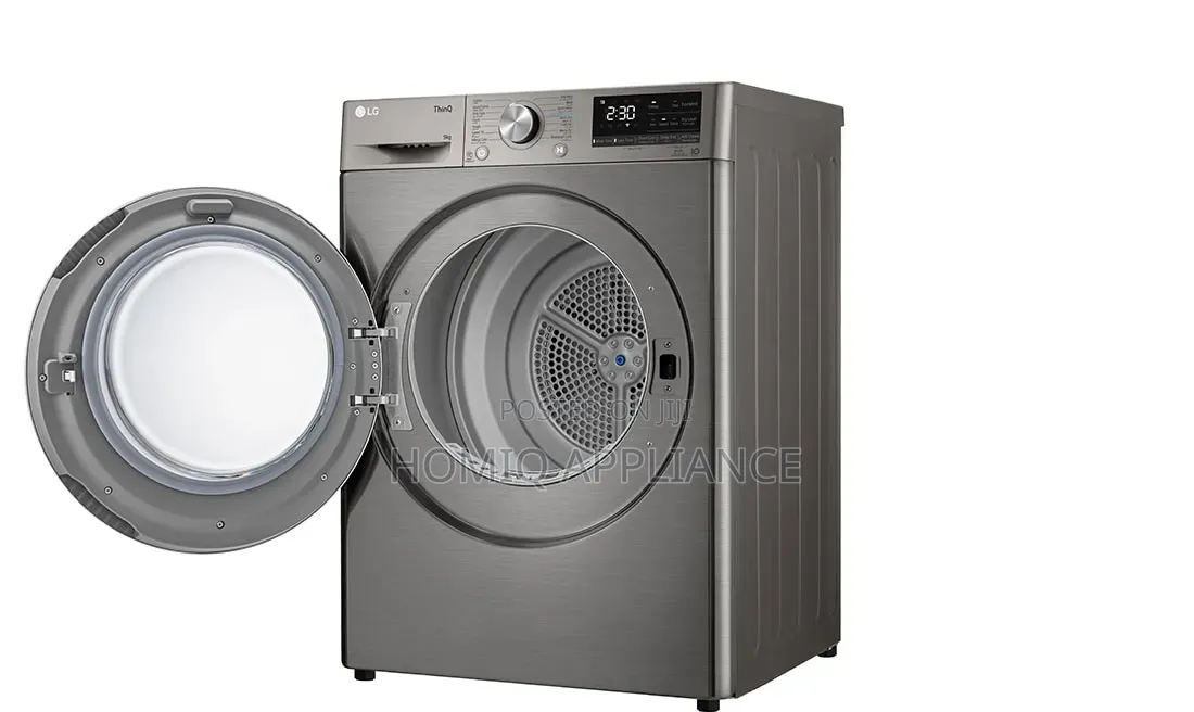 Lg 9kg Dual Inverter Heat Pump Dryer| Thinq, Dual Filter, Silver VCM