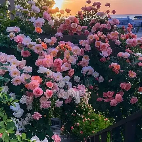 Climbing Rose Seeds for Planting – Beautiful Flowering Vine for Walls