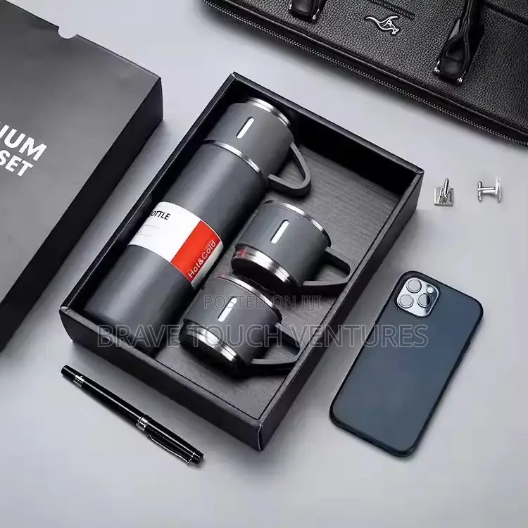 500ml Vacuum Insulated Stainless Steel Flask Mug Gift Set