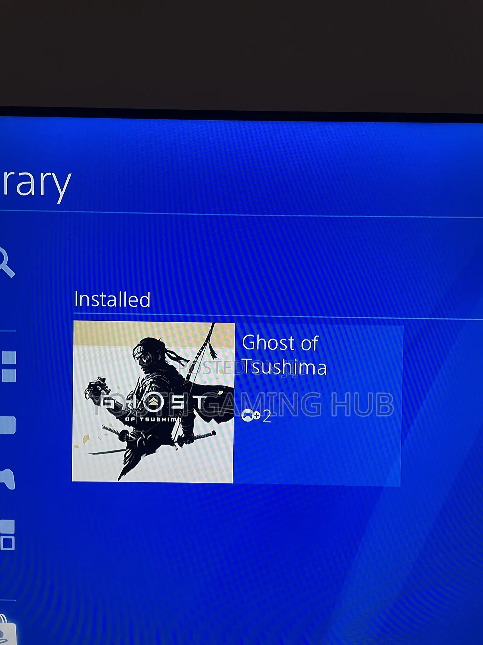 Ghost of Tsushima Game Account for Ps4