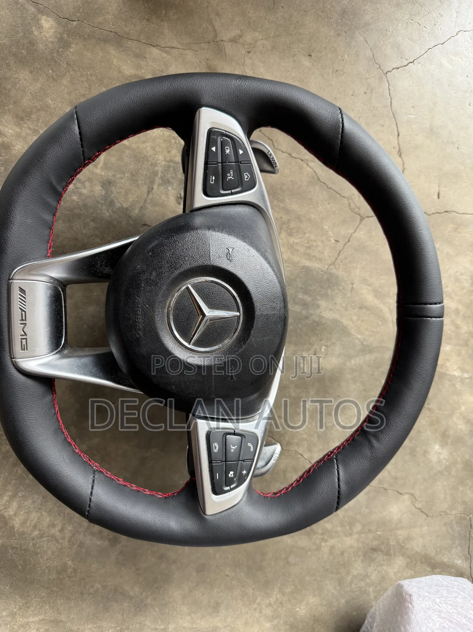 Benz Amg Steering Wheel Fit W205 C63 Style With the Sport Switch