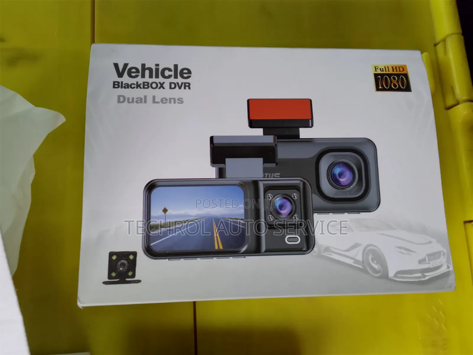 3 Lens Dash Cam, Front, Inside and Rear Recording