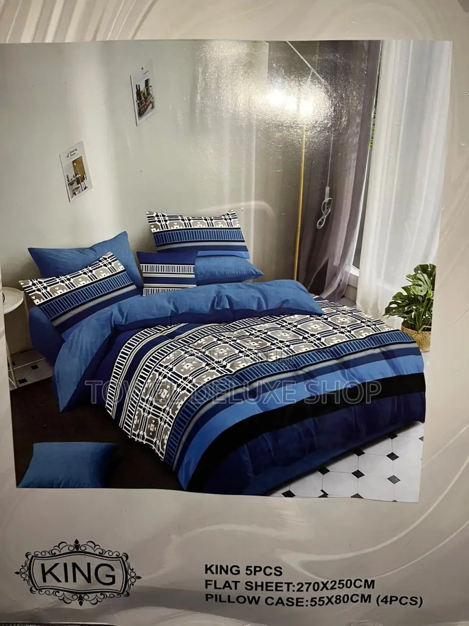 5pc Set King Size Bedsheets