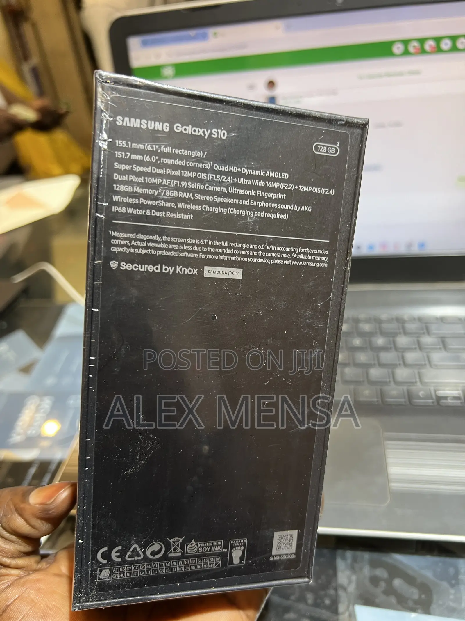 New Samsung Galaxy S10 128 GB Black