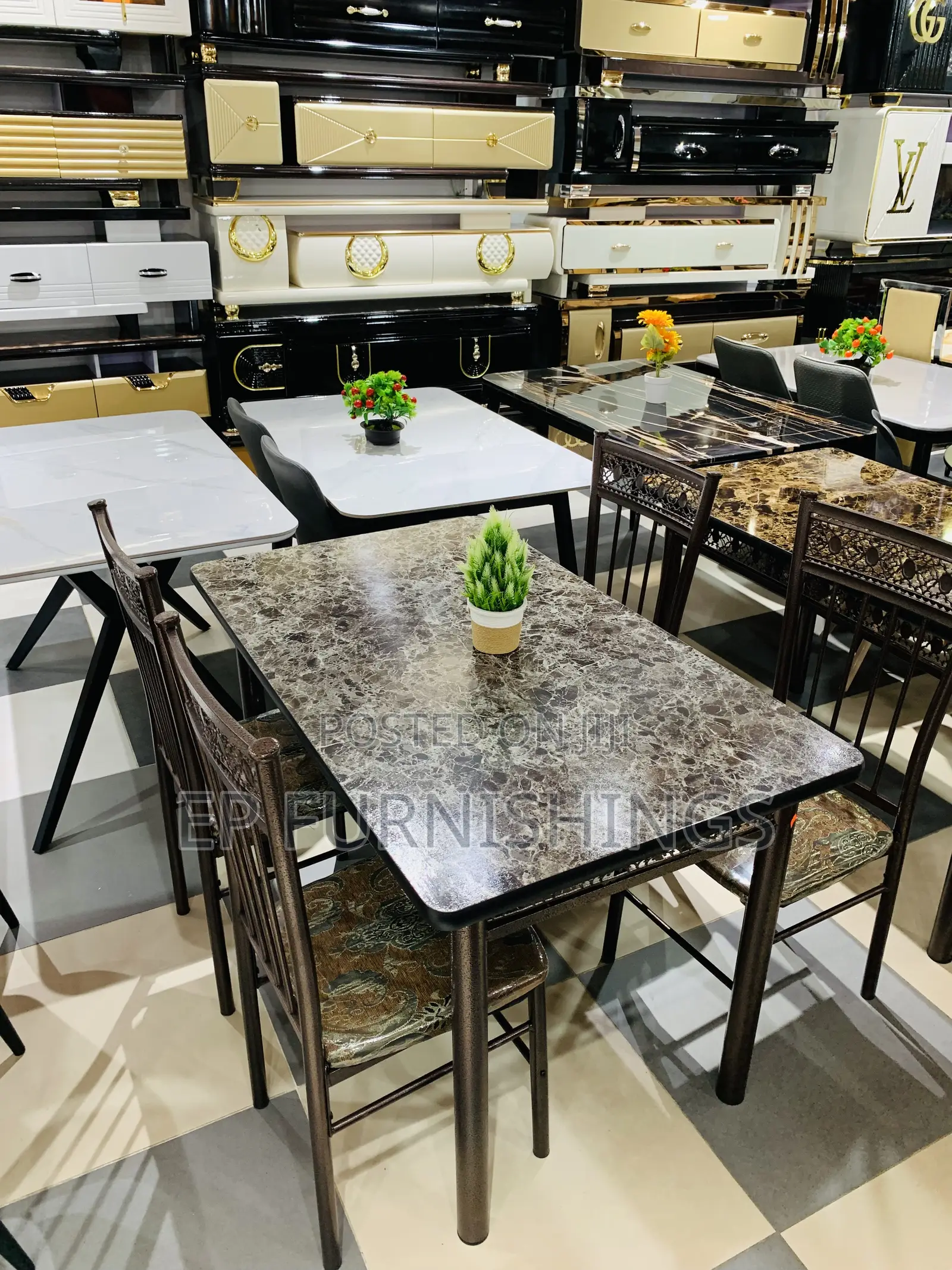 4 Seater Rectangular Dining Set