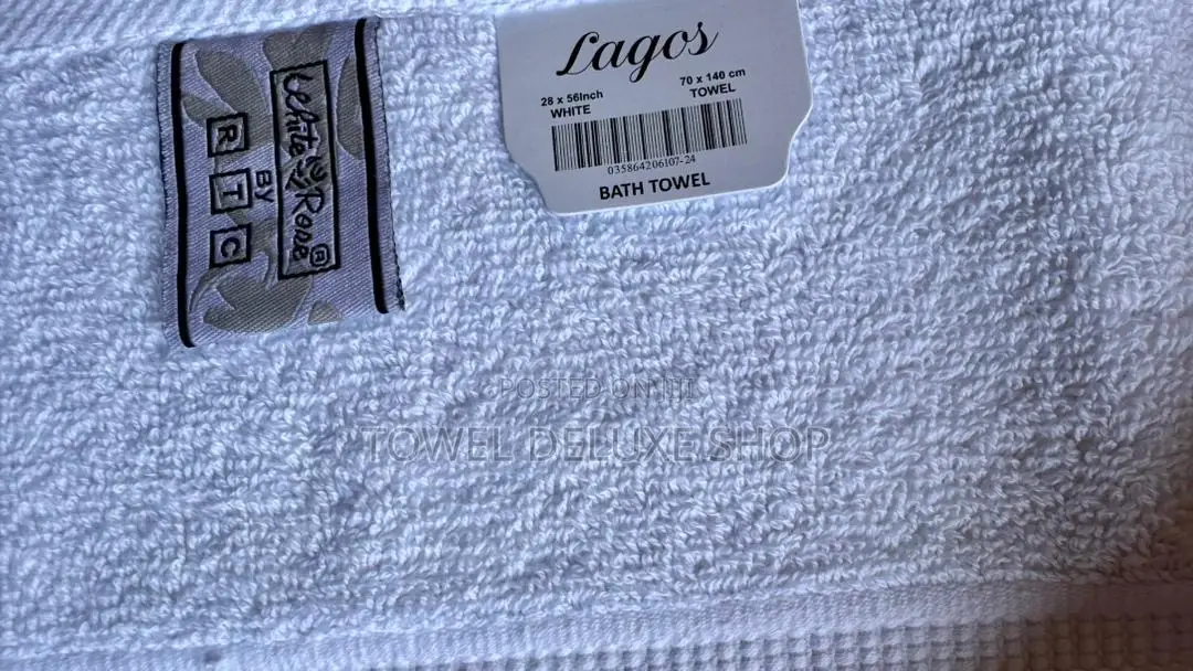 Hotel Standard White Bath Towels