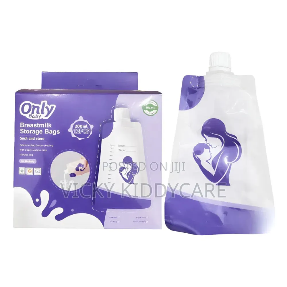 12 PCS 200 Ml Breastmilk Storage Bags