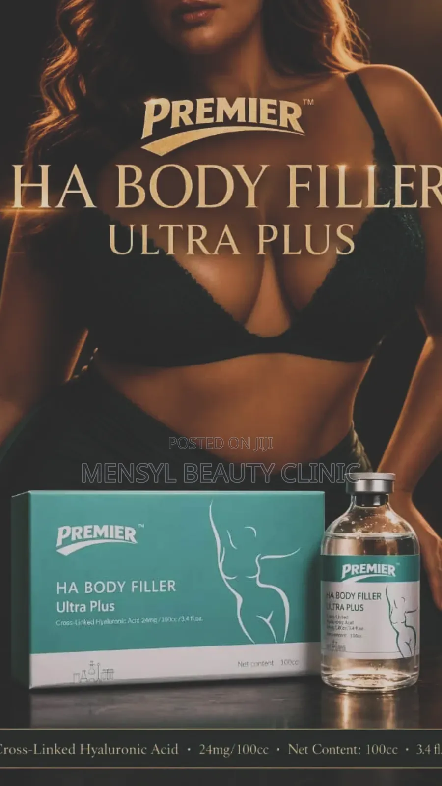 Premier Body Filler Very Thick 100ml For Butt , Calves And Breast
