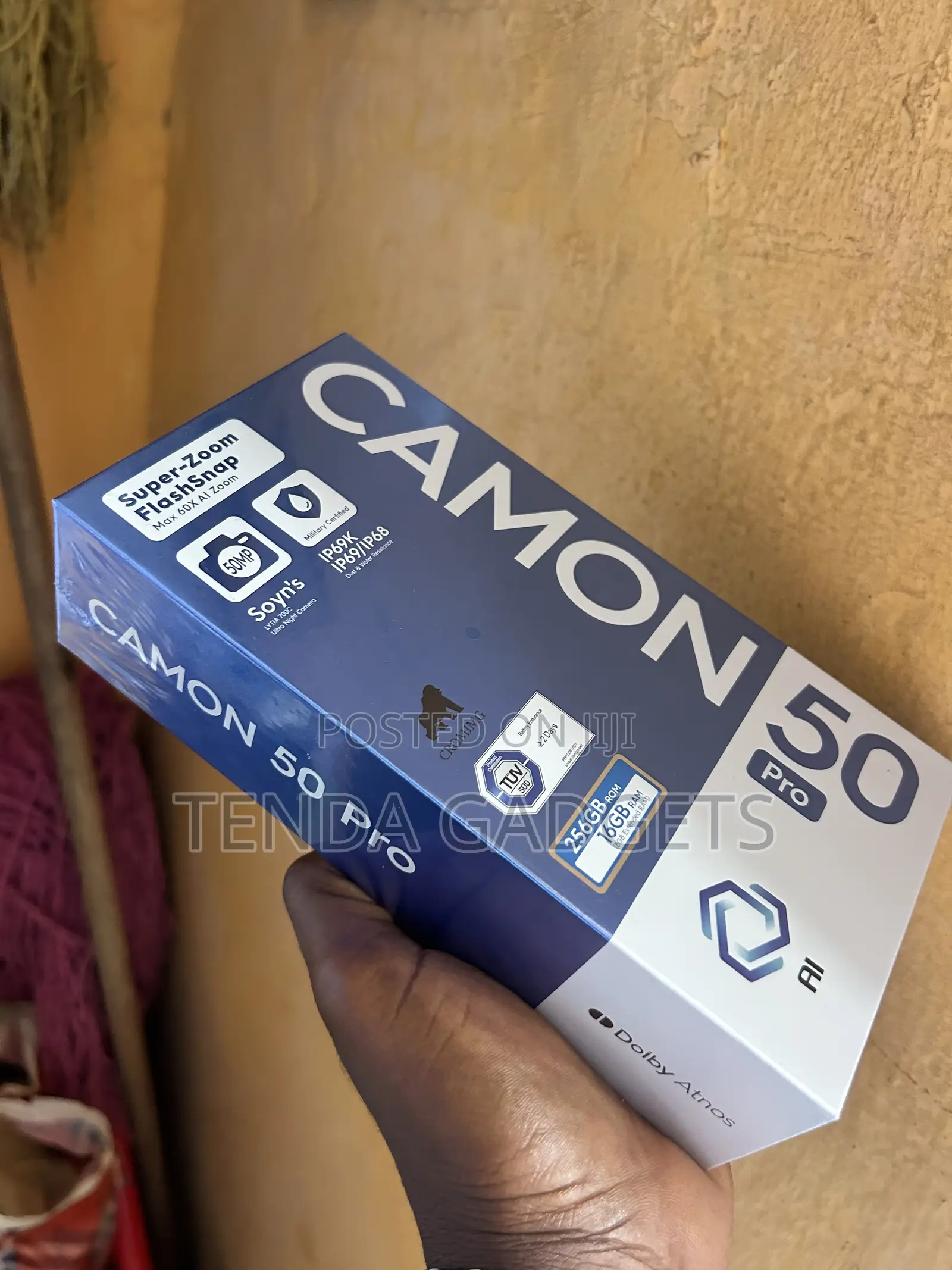 New Tecno Camon 50 Pro 256 GB Black