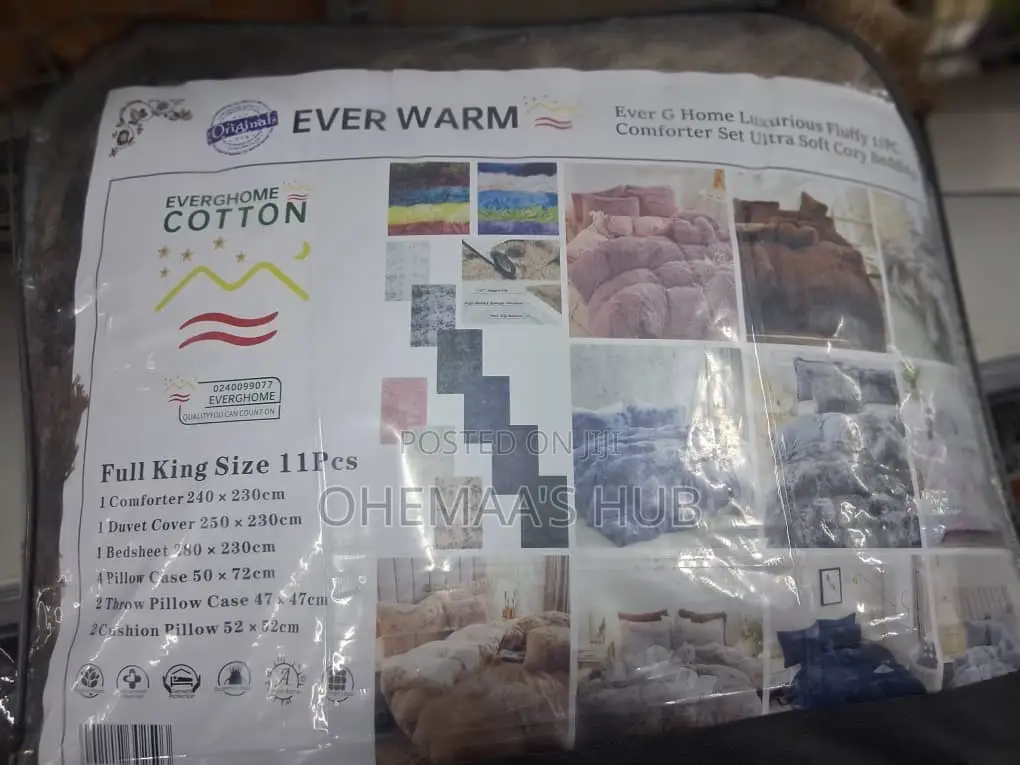 Luxury Comforter Set – Full King Size (11 Pieces)