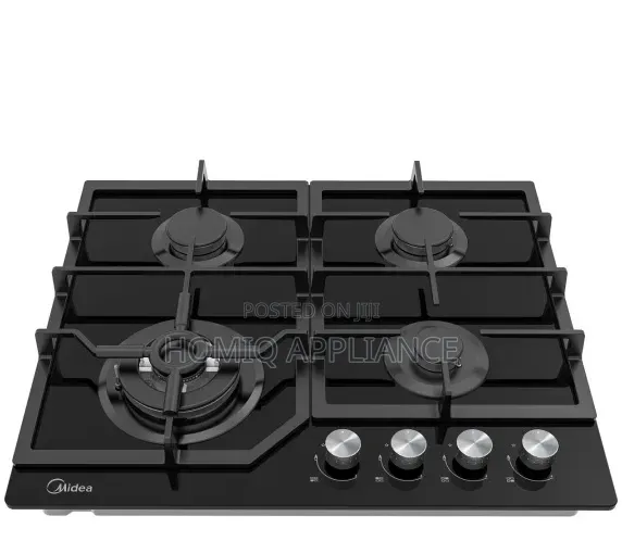 Midea 4 Burner 60cm Gas Hob - Black (60gj084)