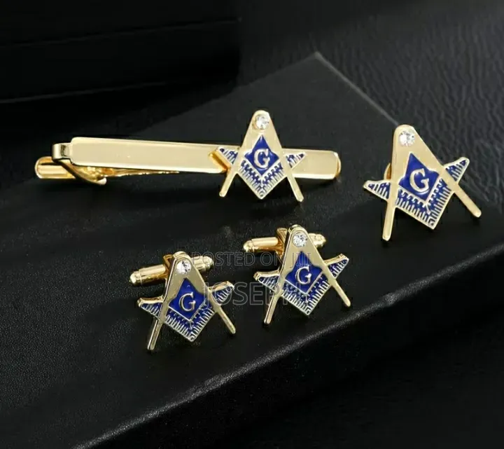 Freemasonry Brooch and Tie Clip