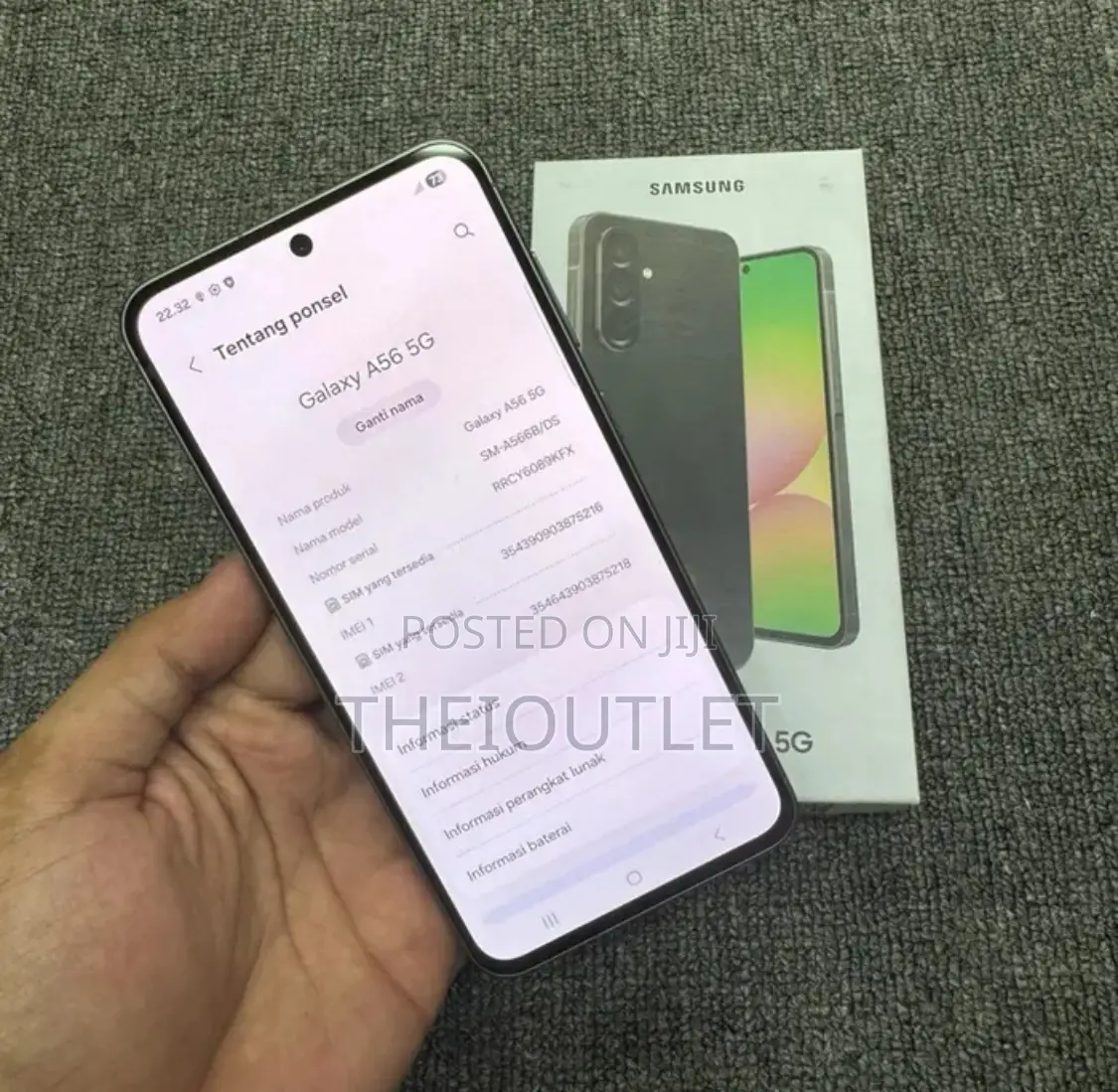 New Samsung Galaxy A56 256 GB Black