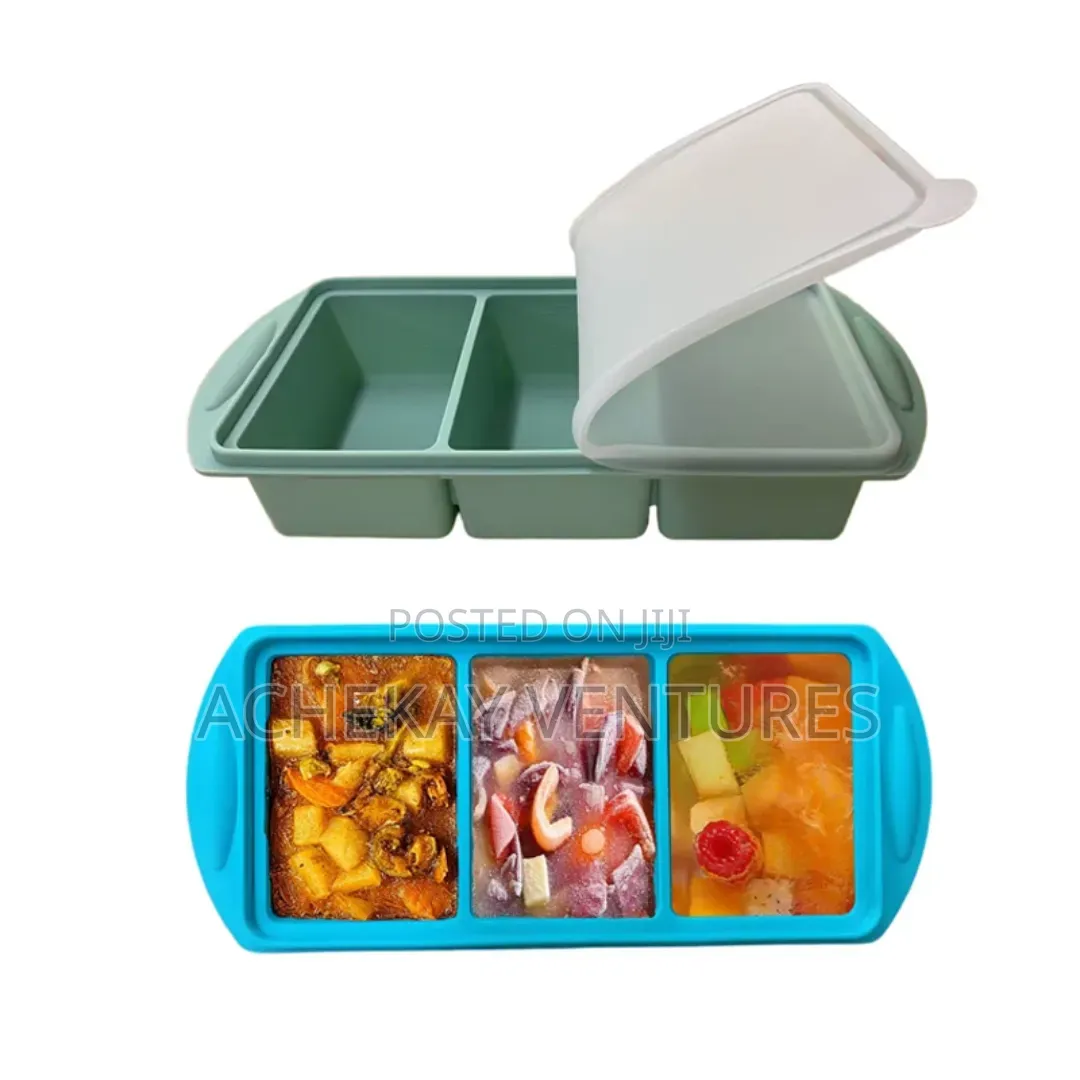 Silicone Food Storage Tray With Lid
