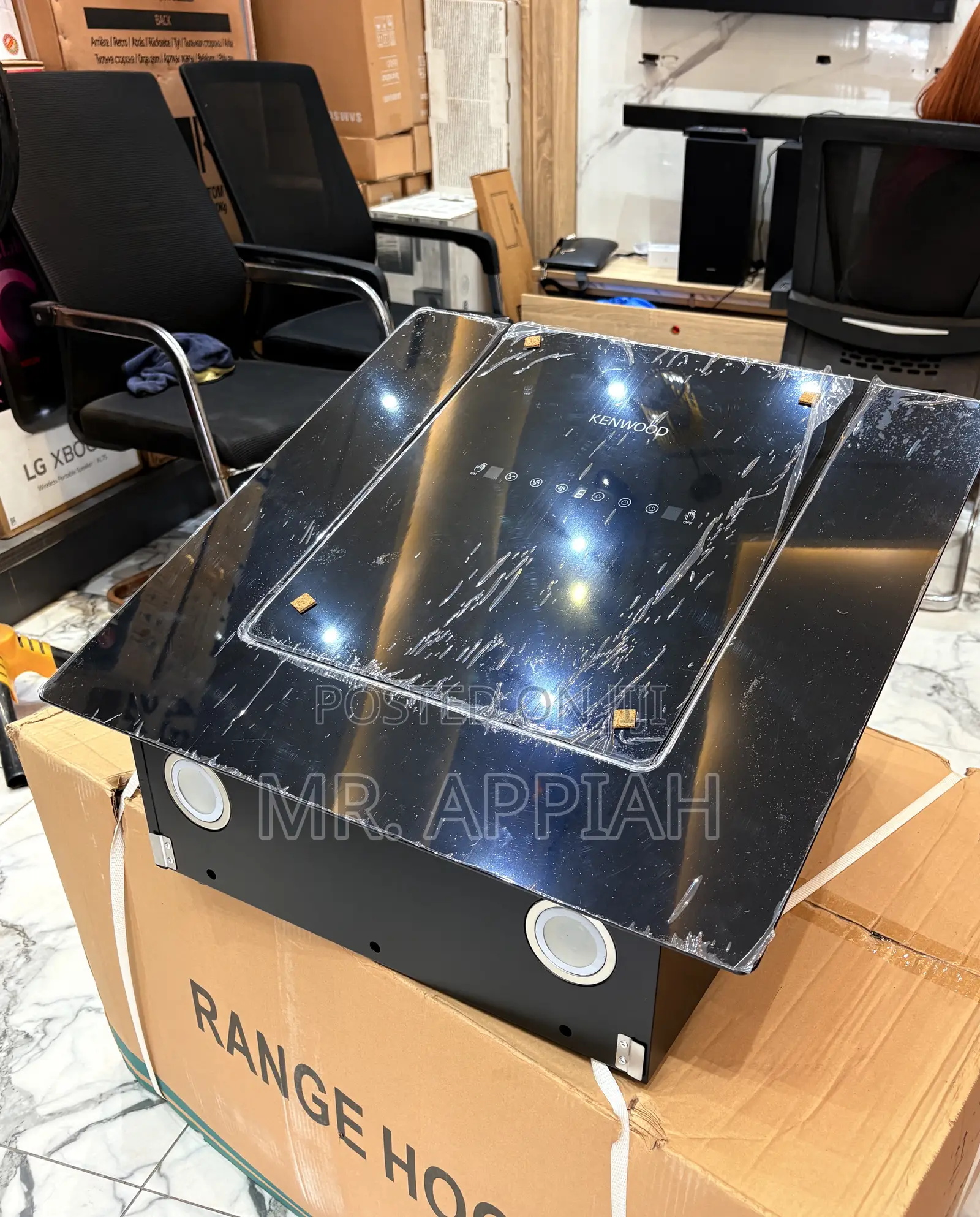 Extremely Unique Kenwood 60cm Built in Rangehood(Black)900t