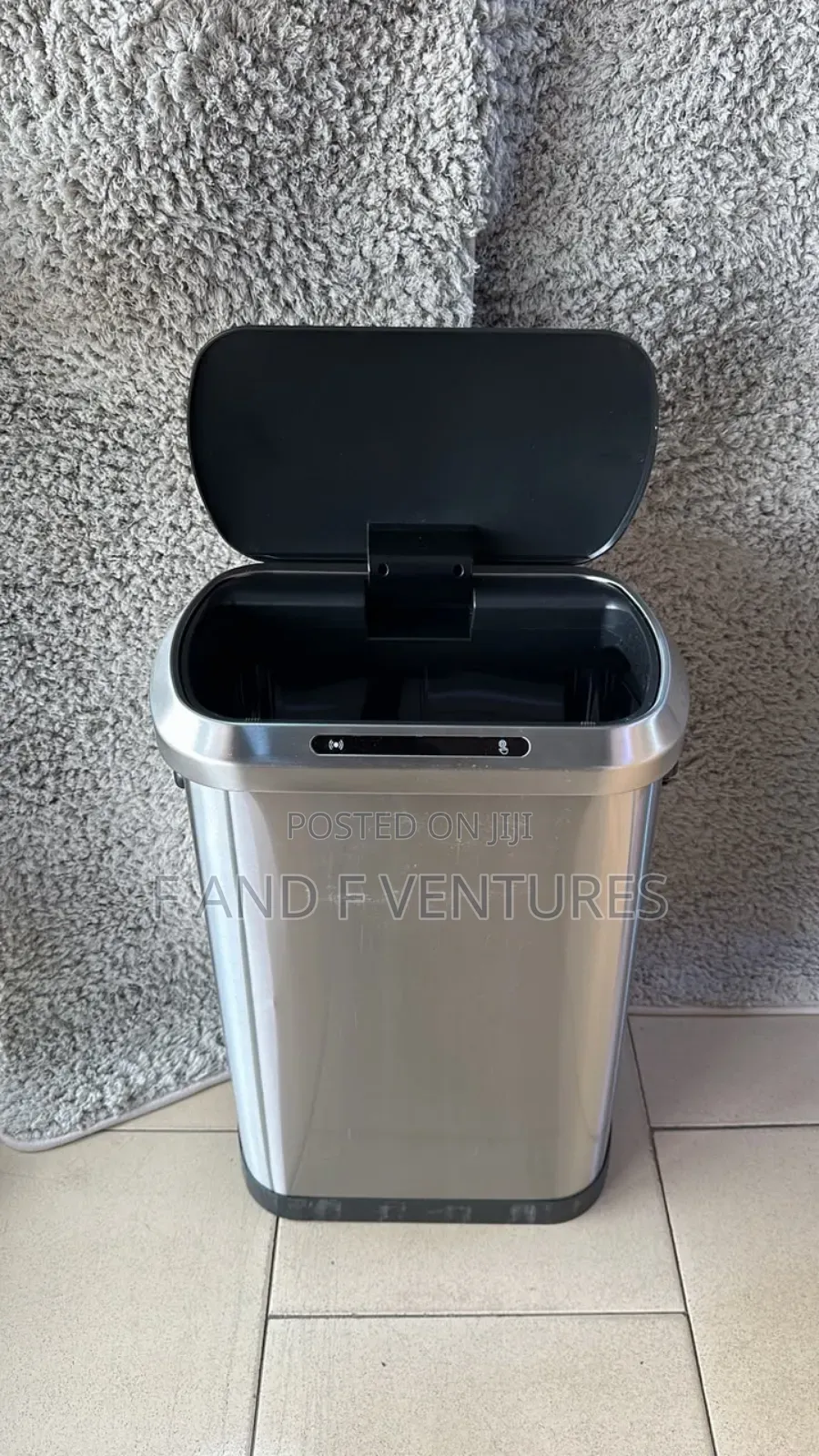 Habitat Stainless Steel Sensor Bin 50l- Uk
