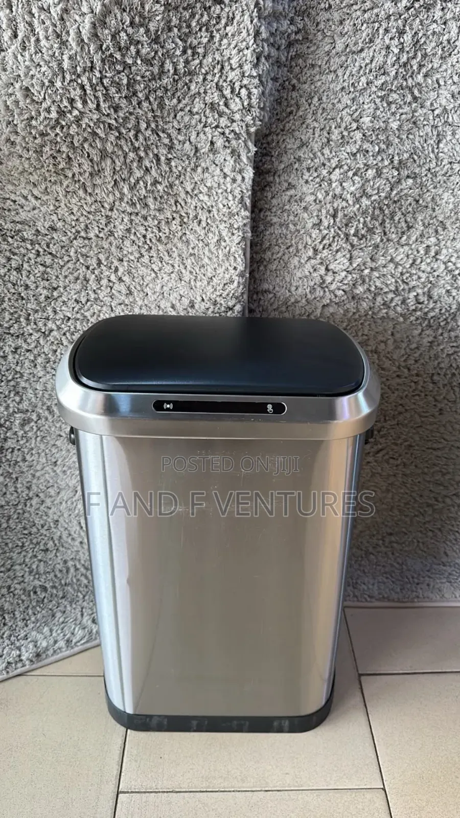 Habitat Stainless Steel Sensor Bin 50l- Uk