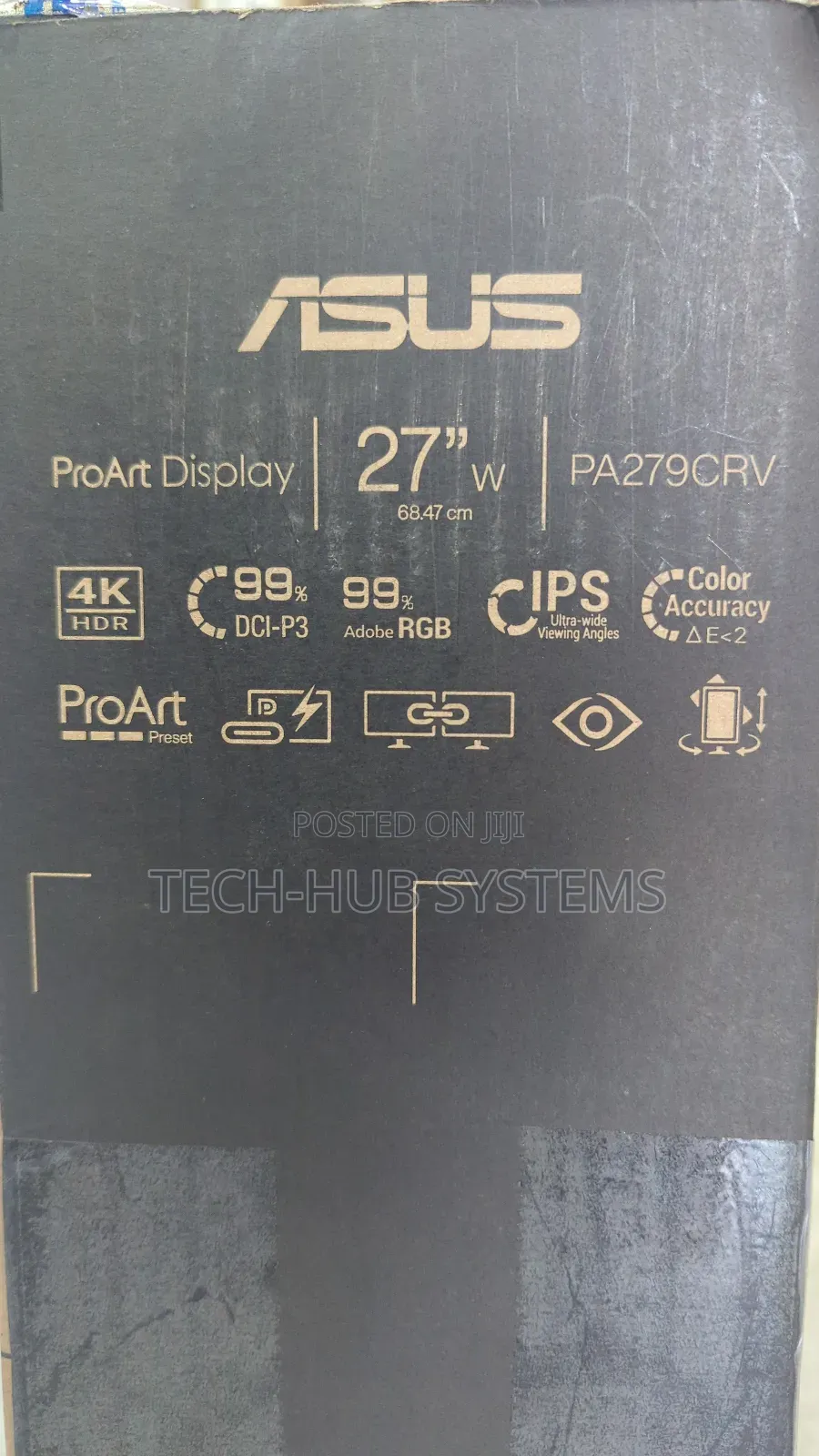Asus Proart Display 27” HDR Professional Monitor (Pa279crv)
