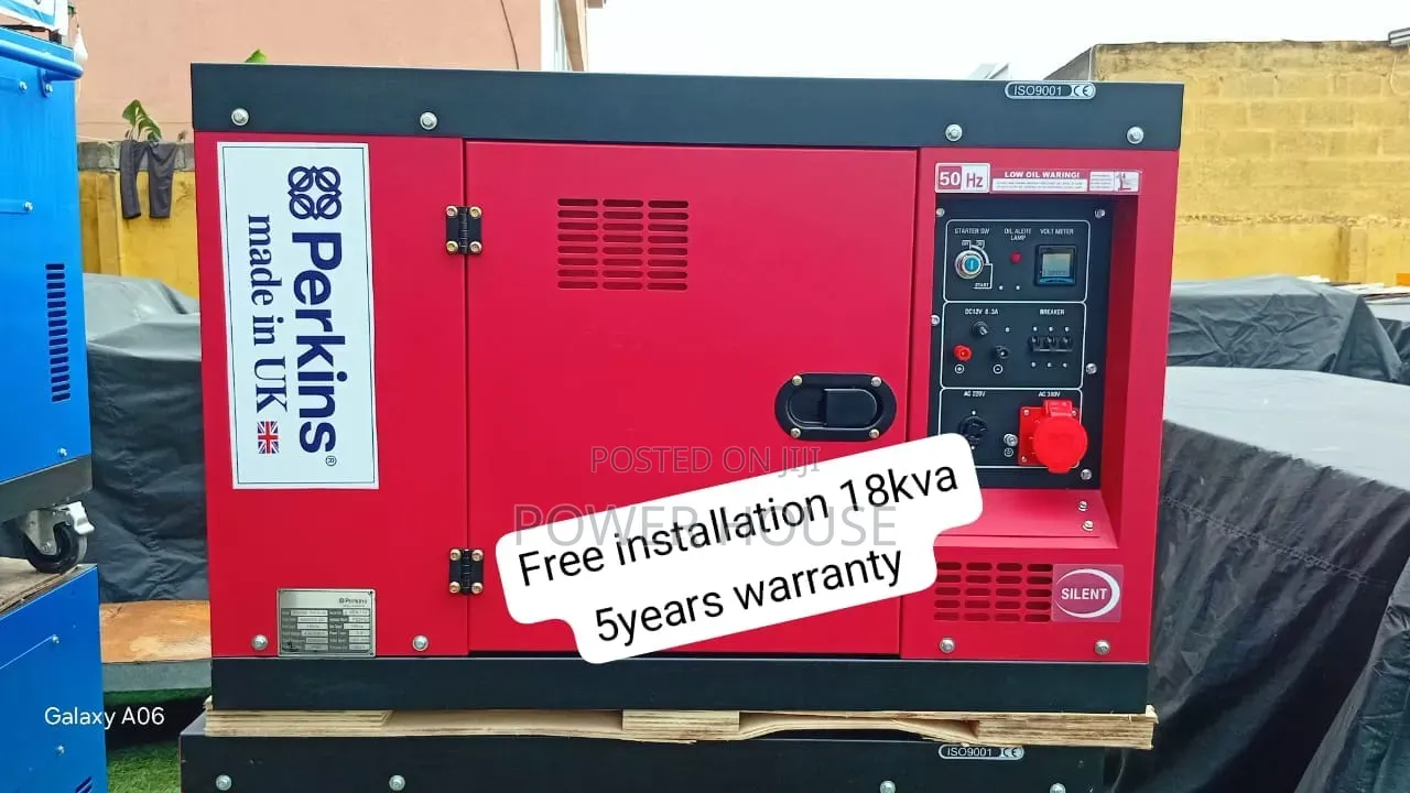 Uk Perkins 18kva Silent Diesel Generator Ready to Deliver 18kva