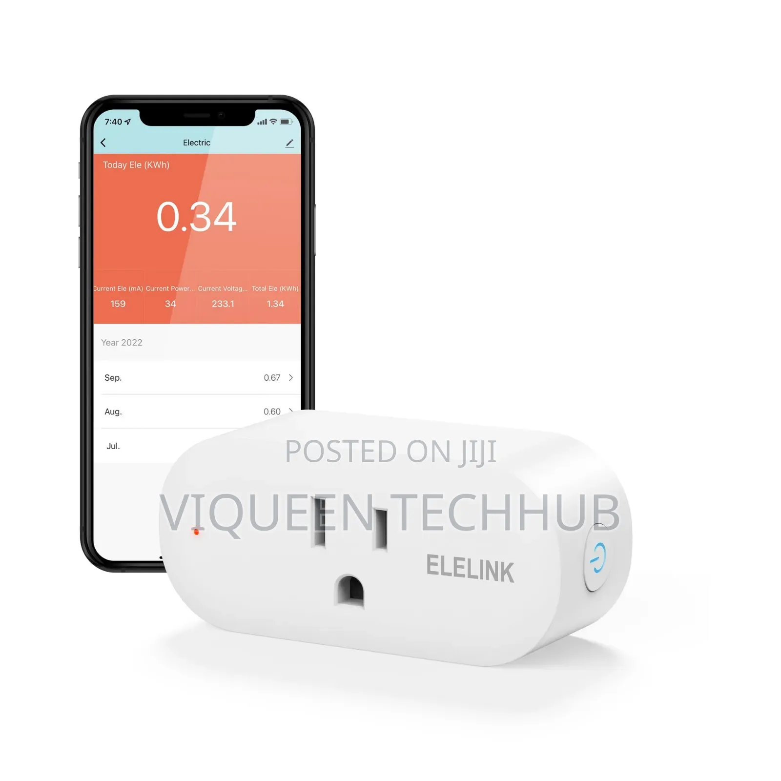 Beli Smart Wi-fi Plug With Energy Monitoring