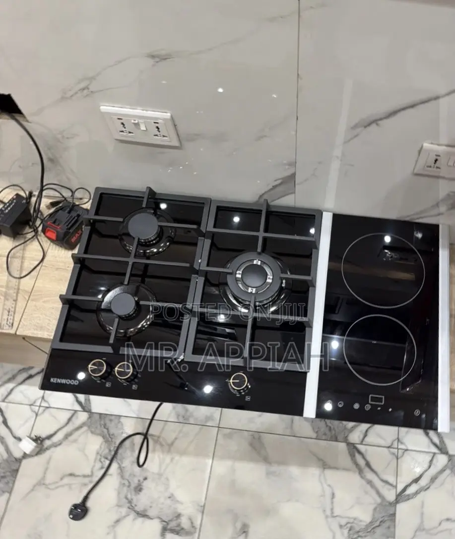 Get Unique Kenwood 3 + 2 Inbuilt Tempered Glass Hob