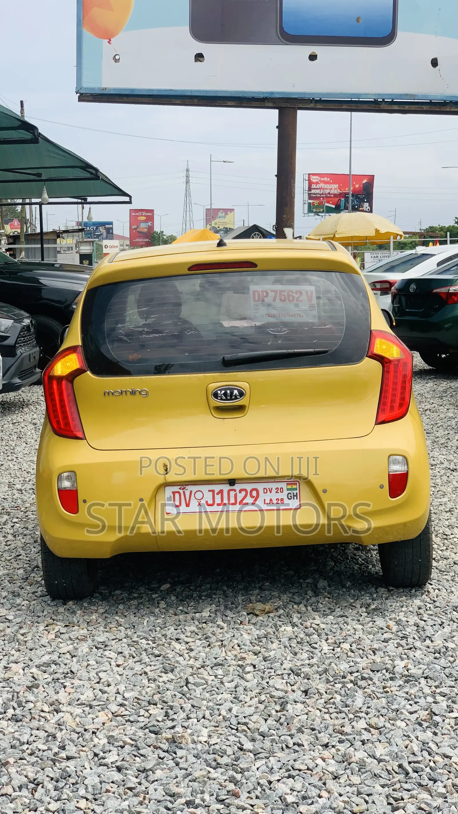 Kia Morning 2016 Yellow