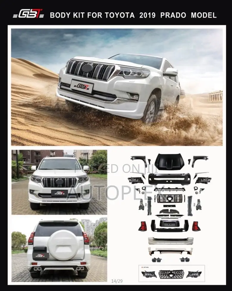 Body Kit for Toyota 2018 Prado Upgrade to Navigator Model