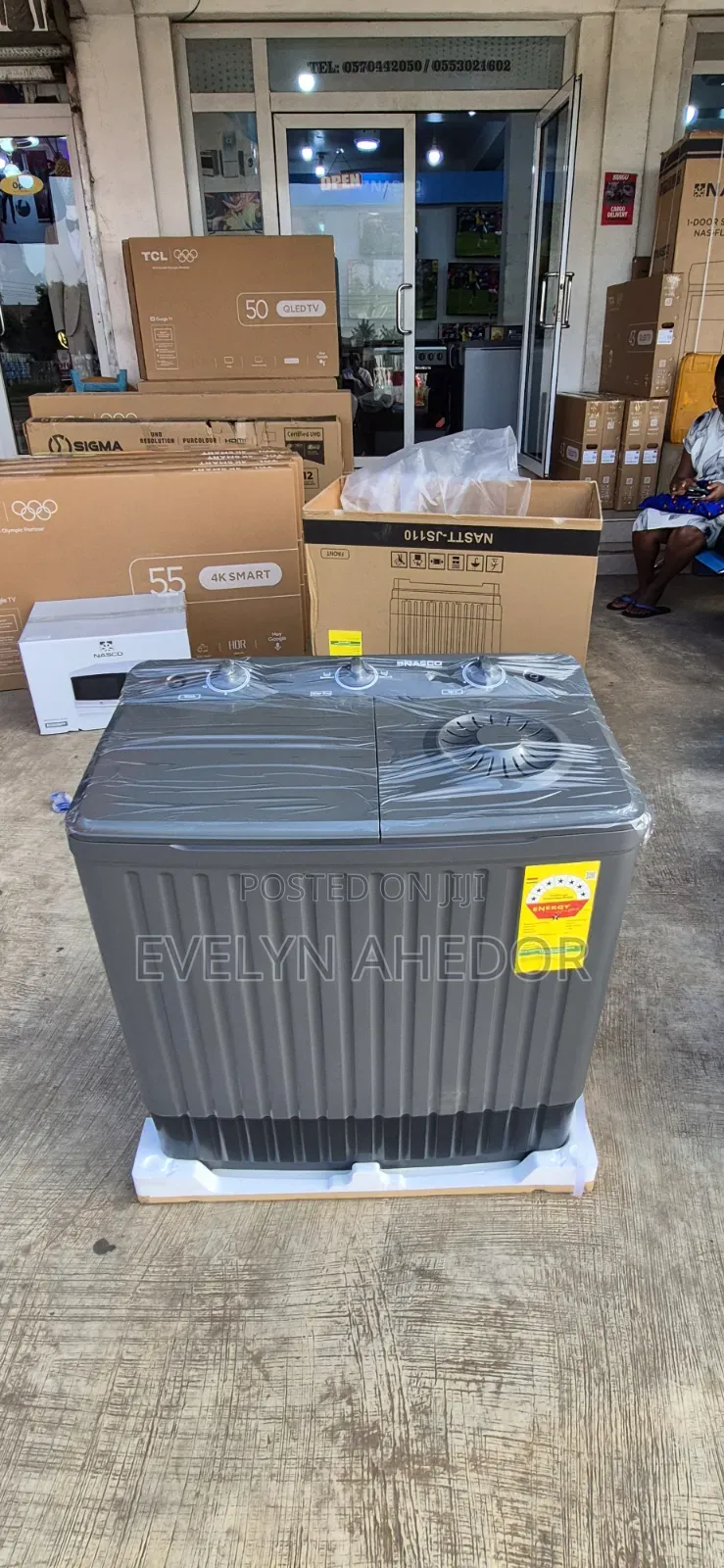 New Colour of Nasco 11kg Washing Machine Semi Automatic Top Load