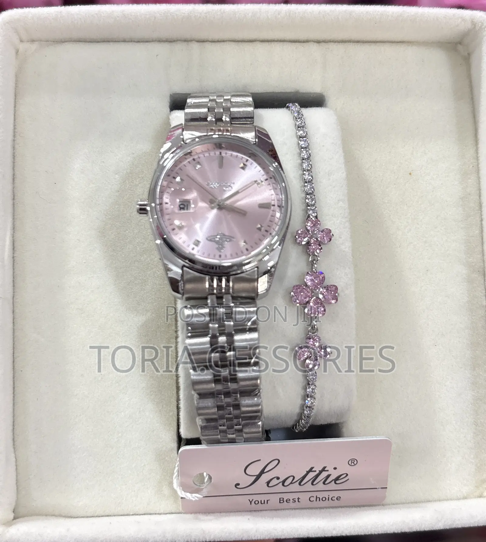 Ladies Wrist Watch and Bracelet