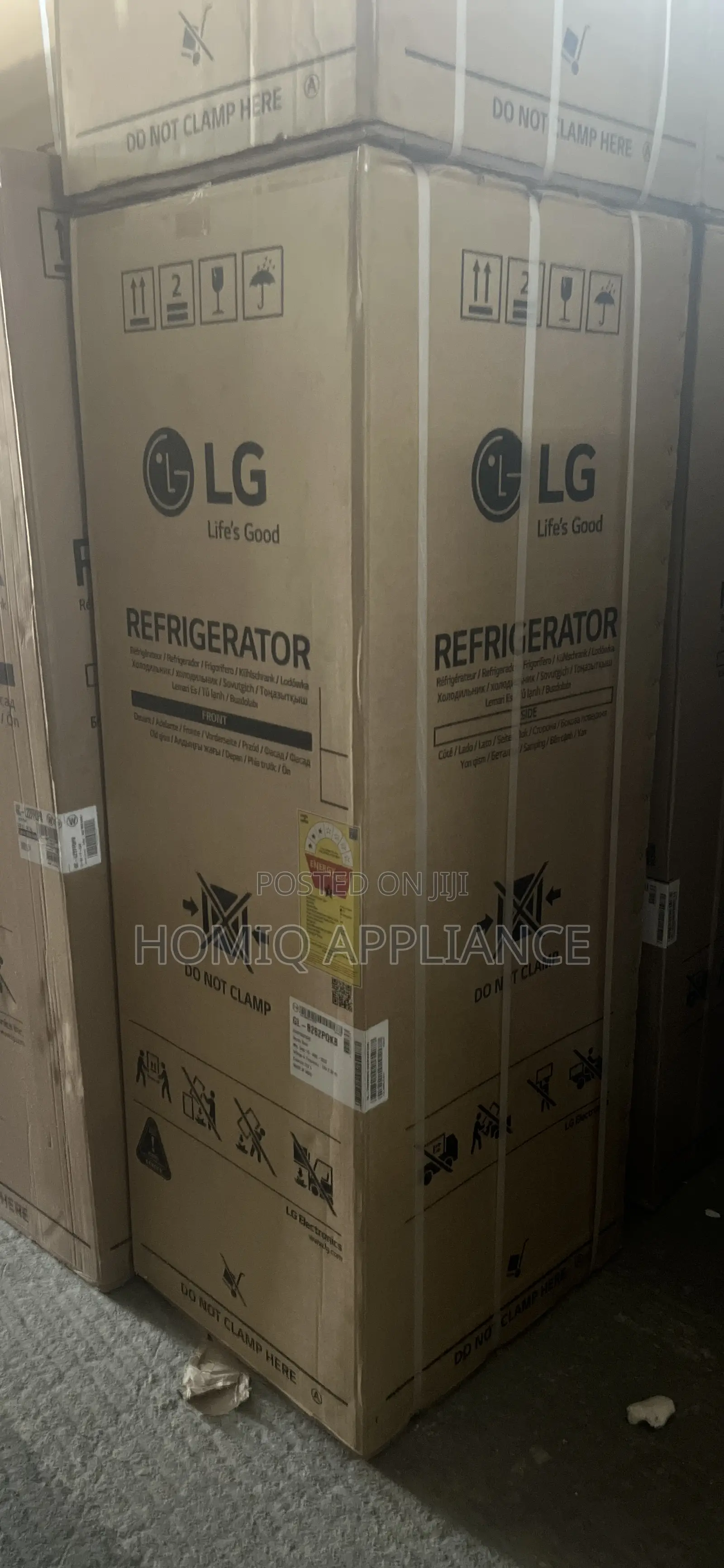New Lg 473l Double Door Refrigerator Gl-C682hlcl