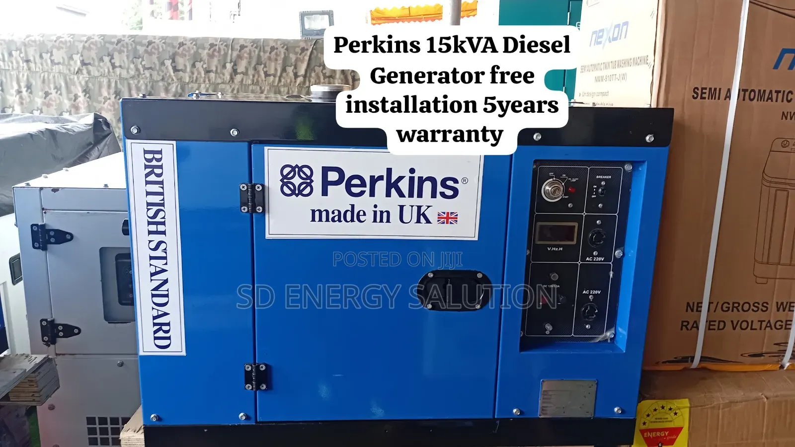 Perkins 15kva Generator – Perfect for Homes Shops