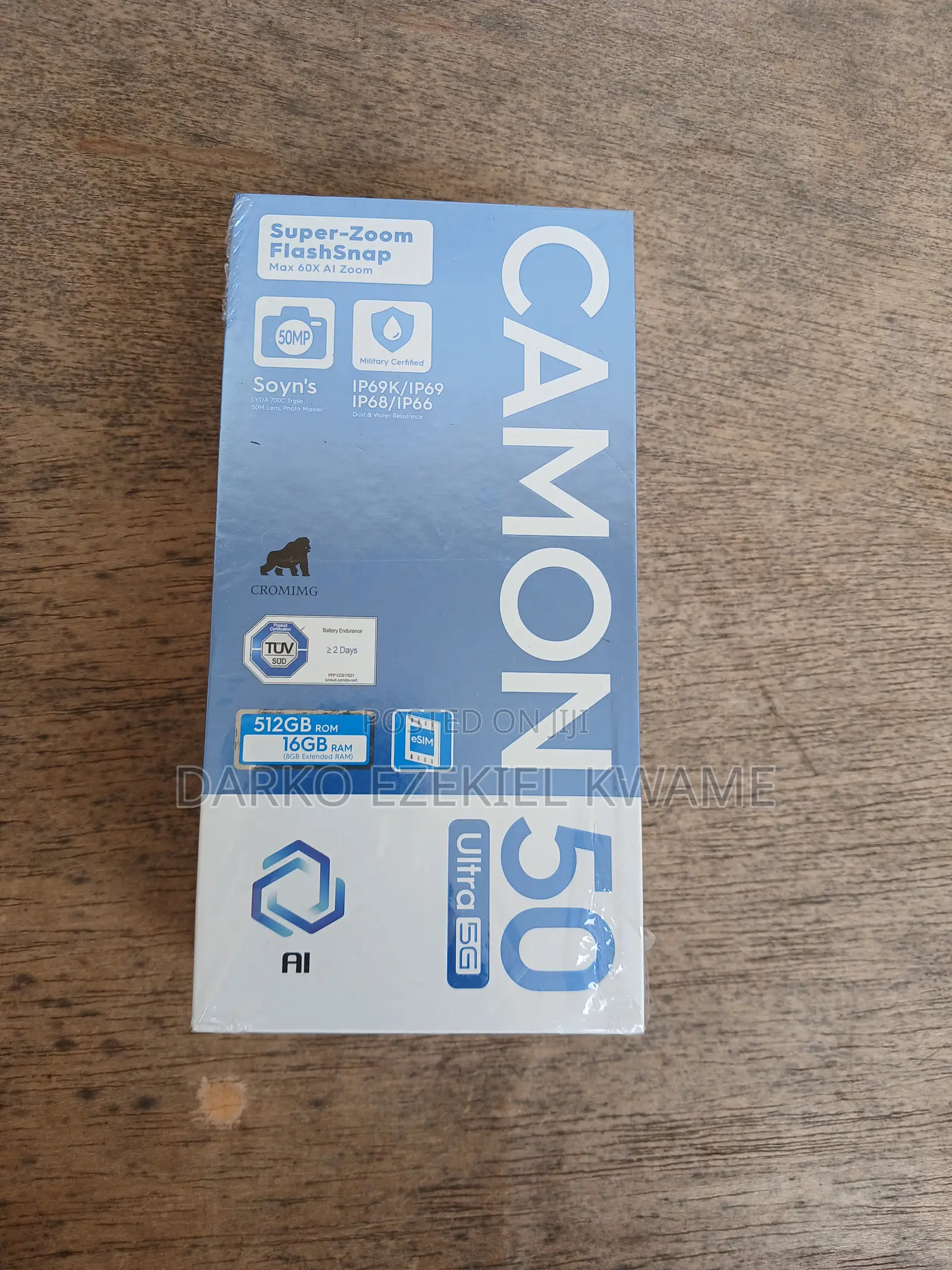 New Tecno Camon 50 Ultra 512 GB Black