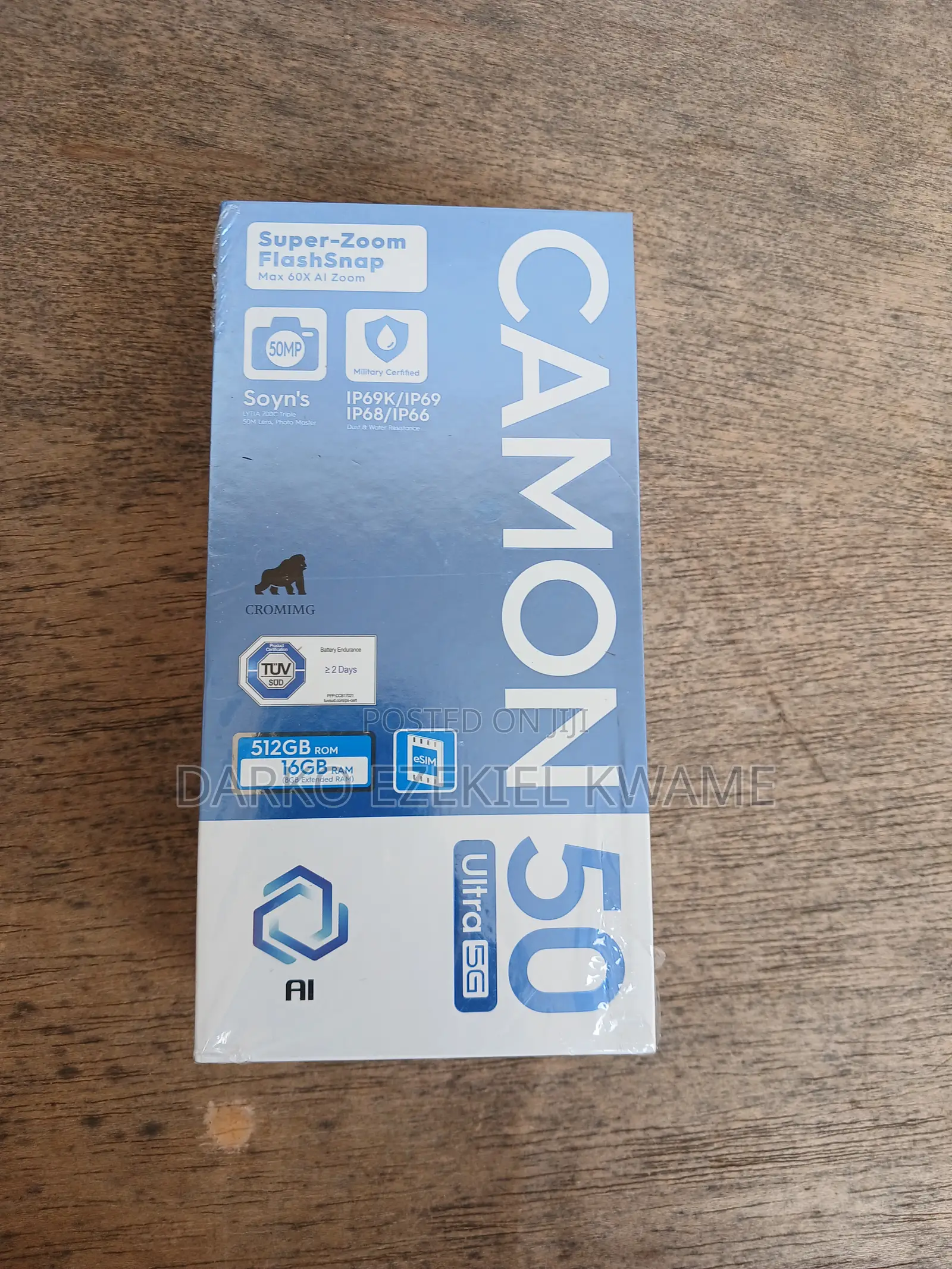 New Tecno Camon 50 Ultra 512 GB Black